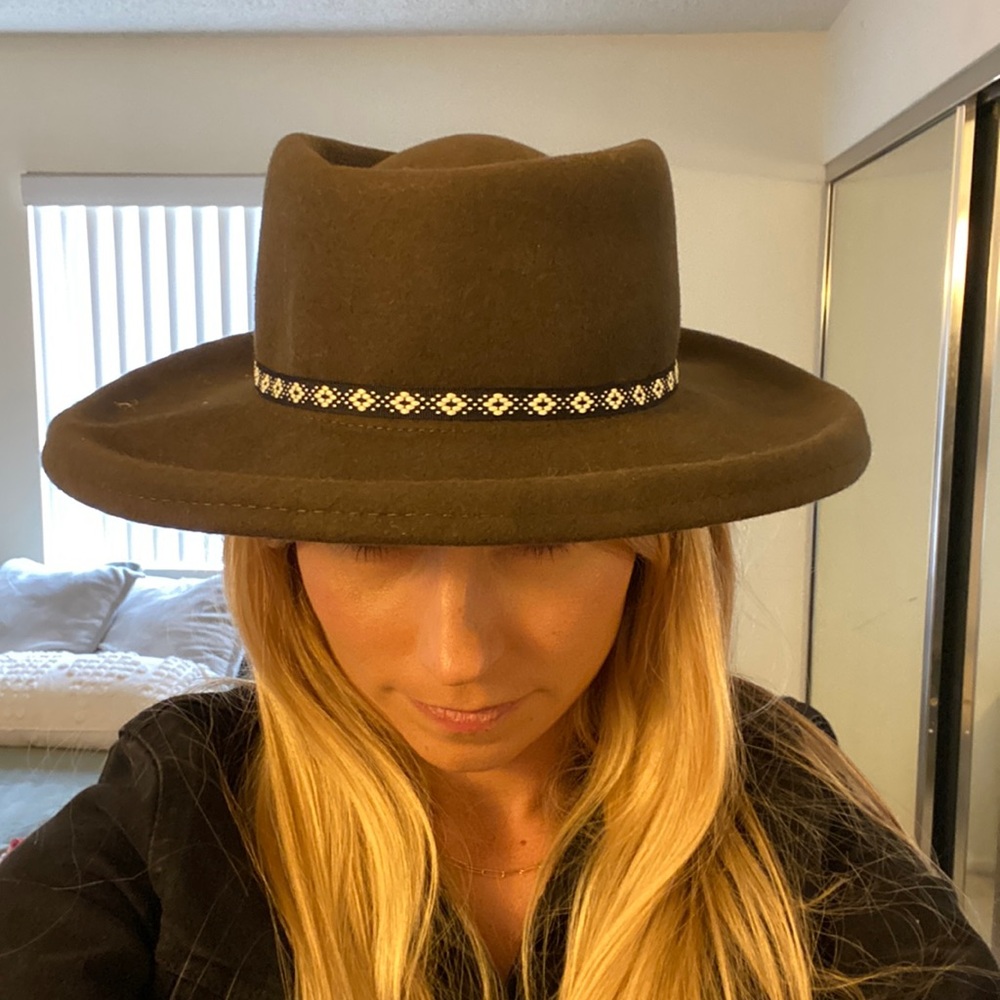 Wide Brim Felt Hat